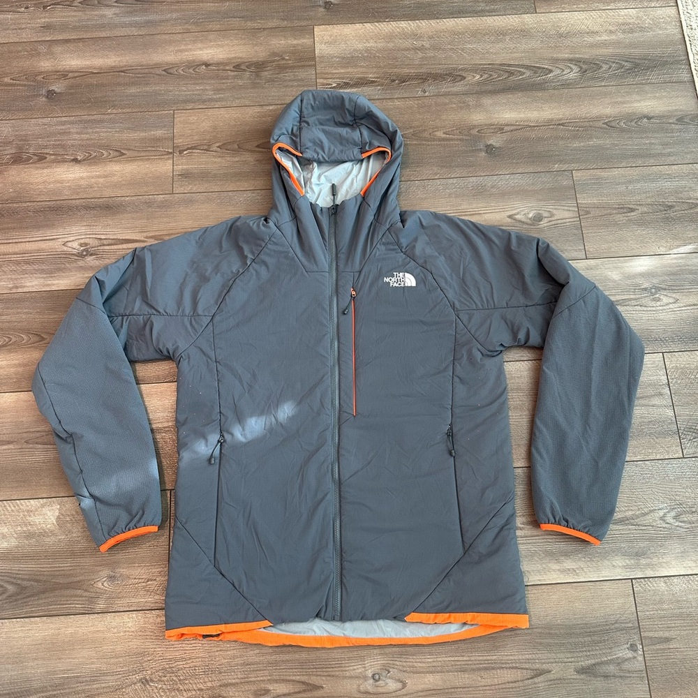 The North Face Gray and Orange Performance Jacket